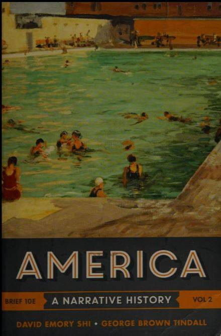 book titled America, A Narrative History. 10th Edition Volume 2